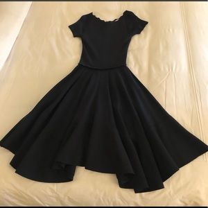 Classic navy blue dress by Antonio Berardi